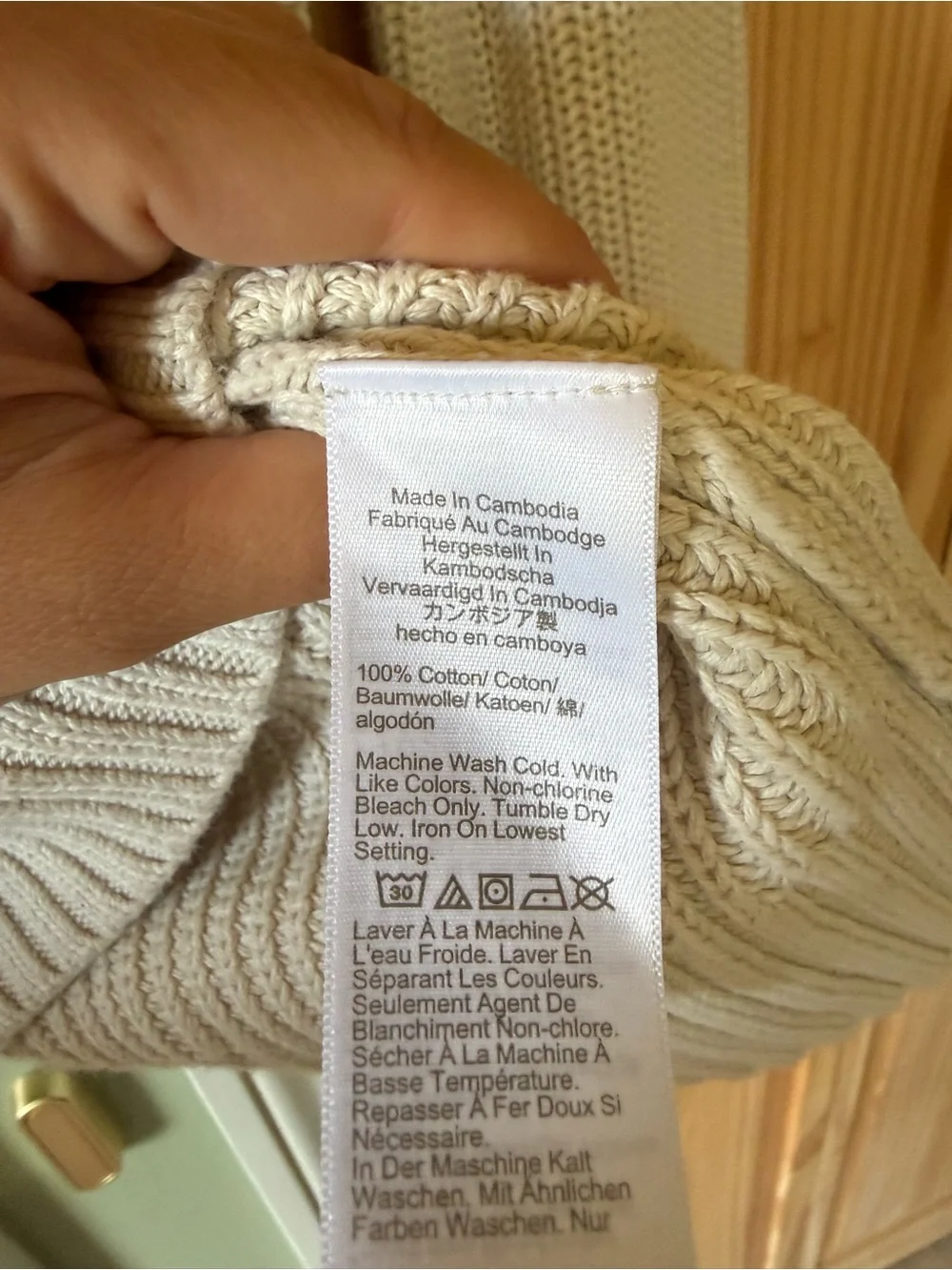 J. Crew 100% Cotton Ribbed Crewneck Sweater